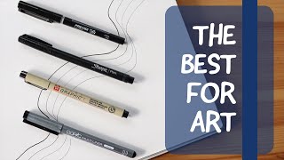 My Top 4 Favorite Drawing Pens  2020 [upl. by Vish199]