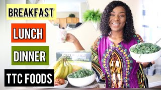 NIGERIAN FERTILITY FOODS Breakfast Lunch Dinner WHAT I EAT IN A DAY WHEN TTC  Supplements [upl. by Stevenson]