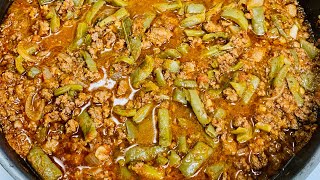 Carne molida de res con nopales deliciosa receta [upl. by Azalea]