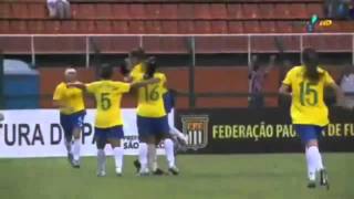 Seleção Brasileira de Futebol feminino sub 17 Campeãs Sul Americano 2010  Gols e Comemoração [upl. by Bornie]