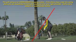 Golf is an OVERHAND SWING [upl. by Anilave750]