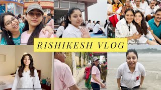 I went to Rishikesh for Meditation and Yoga Retreat  Ganga River  Parmarth Niketan  Paayal Vlogs [upl. by Adyan]