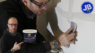 Fill Small Internal Cracks Using Bartoline Plaster Skim amp Repair 1876 The Professional Range [upl. by Winzler]