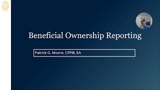 Beneficial Ownership Reporting [upl. by Small611]