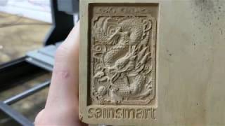 How to do Your First Engraving with the Sainsmart Genmitsu 3018 pro CNC and all Other Sainsmart CNCs [upl. by Iew43]