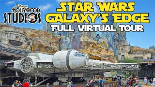 Star Wars Galaxys Edge Virtual Tour at Hollywood Studios Walt Disney World May 2024 4K [upl. by Cyb907]