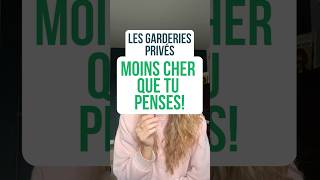 Les garderies privés coûtent moins cher que tu penses 👨‍👩‍👧 [upl. by Horton649]