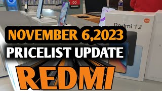 REDMI PRICES UPDATE REDMI A212CREDMI12NOTE12PRO12PRO5GNOTE12PRO5G [upl. by Brandea]