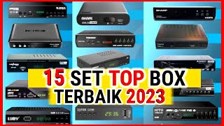 15 Rekomendasi SET TOP BOX TV DIGITAL TERBAIK 2023 Fitur lengkap Harga Bersahabat [upl. by Oram601]