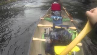 Family trip Whitewater canoeing with kids in Petawawa River Lake Travers to Lake McManus [upl. by Halsted]