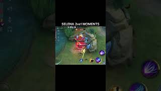 selena 2vs1 outplay moments mlbb selenamlbb liantv shorts [upl. by Artimid]