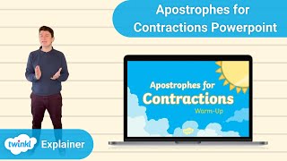 Twinkl Teaches KS1  Apostrophes for Contractions [upl. by Lemrej947]