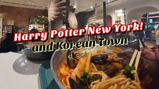 USA VLOG New York  Harry Potter Store and Korean Town plus more [upl. by Atinev]