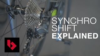 Shimano Di2 Synchro Shifting Explained [upl. by Eillil]