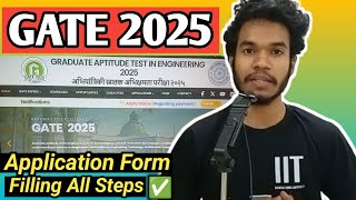 GATE 2025 APPLICATION FORM Filling Step by Step Procedure Payment SuccessfulGATE 2025 Form Fill Up [upl. by Dnalsor]