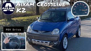 Aixam Crossline K2 2008 POV Drive Highspeed Walkaround [upl. by Solomon]