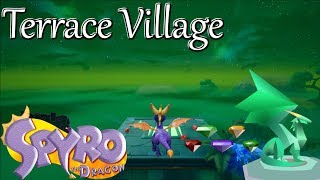 Spyro Reignited Trilogy Terrace Village Walkthrough  Gems amp Dragons [upl. by Rozek]