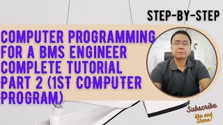 BMS  COMPUTER PROGRAMMING FOR A BMS ENGINEER USING VISUAL BASIC [upl. by Kathy]