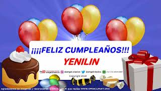 YENILIN FELIZ CUMPLEAÑOS Angelclasico [upl. by Ytissac]