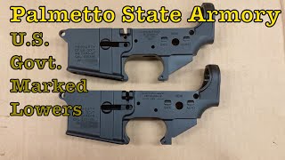 Palmetto State Armory US Govt Marked M4 and M4A1 Lower Receivers [upl. by Khanna]