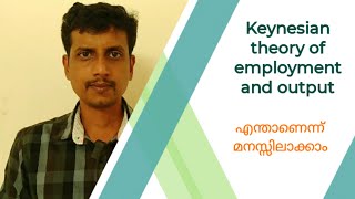 Keynesian theory of employment and output  Deepesh Manoharan  LIFE ECONOMICS [upl. by Bran]