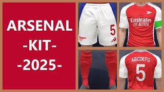 كيفية صناعة طقم أرسنال 2425How to make Arsenals 2425 kit [upl. by Keverian]