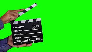 Film Clapperboard Green Screen Effect With Sound [upl. by Ahsam55]