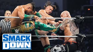 Baron Corbin amp Apollo Crews vs Legado del Fantasma SmackDown highlights July 12 2024 [upl. by Luane]