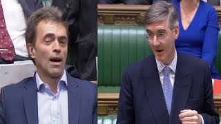 Jacob ReesMogg shuts down Lib Dem MP Tom Brake  Commons in hysterics [upl. by Llen950]