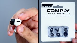 HandsOn With Complys Foam Tips for AirPods Pro [upl. by Nohsar]