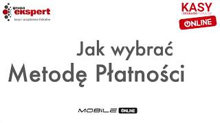 Kasa Posnet Mobile Online  wybieranie metody płatności [upl. by Lletniuq]