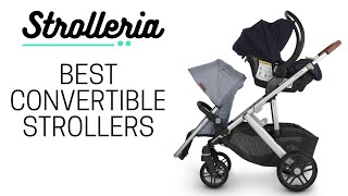 Best Strollers that Convert to a Double  SingletoDouble Strollers for Toddler and Newborn [upl. by Bonnice]