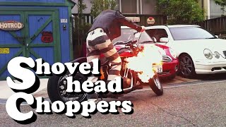 Harley davidson SHOVELHEAD Kickstart Compilation Part 1 [upl. by Riegel]