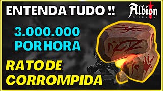 ⚡ Entenda tudo sobre RATO de CORROMPIDA  3 MILHÕES POR HORA  GANHE PREMIUM E PRATA  ALBION ONLINE [upl. by Yeliac]