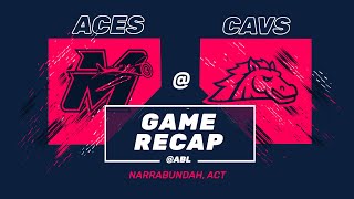 RECAP Melbourne Aces vs Canberra Cavalry  December 26 [upl. by Romilda258]