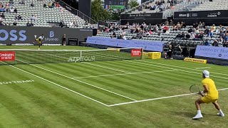 The fastest second serve ever in Tennis  GM Perricard [upl. by Litch42]