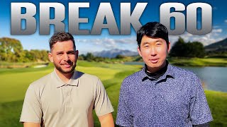 Can Tooms Golf BREAK 60 with Sam Heung Min [upl. by Adikam]