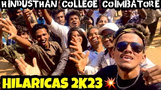 🔥HILARICAS💃🏻2K23💥  HINDUSTHAN COLLEGE COIMBATORE❤️‍🔥  Rajavin Paarvai [upl. by Wieche]