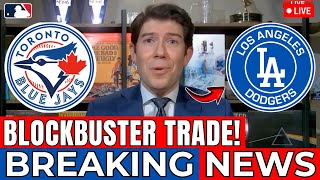 BREAKING A BLOCKBUSTER TRADE BETWEEN DODGERS AND BLUE JAYS HAPPENING Los Angeles Dodgers News [upl. by Nugesulo]