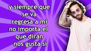 Maluma  Felices los 4 Spanish amp English lyrics [upl. by Hareehat]