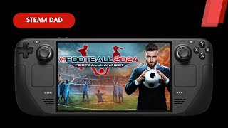 WE ARE FOOTBALL 2024  Das bessere Anstoss  Gameplay auf dem Steam Deck [upl. by Gaskill]