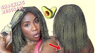 DO THIS ONCE A WEEK AND YOUR HAIR WILL GROW LIKE CRAZY  DIY AVOCADO MASK FOR MASSIVE HAIR GROWTH [upl. by Adnamar756]