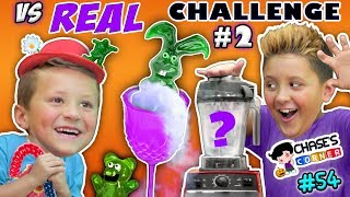 Chases Corner GUMMY vs REAL Halloween Edition 54  DOH MUCH FUN [upl. by Isnan]