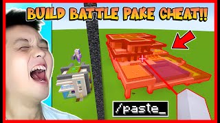 PRANK MOMON PAKE CHEAT COPY PASTE DI BUILD BATTLE MINECRAFT  Feat sapipurba [upl. by Vania]