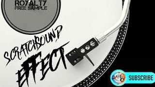 Scratch Sound Effect  Sound Of DJ Scratching  Turntable Scratching Sound  Royalty Free [upl. by Nilloc875]