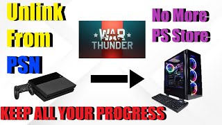 Transfer Play Station War Thunder Account To PC Account  War Thunder [upl. by Egap]