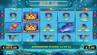 €700 Win On Blue Dolphin Slot Machine  30 Bonus Spin [upl. by Marcie]