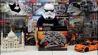 LEGO STAR WARS 75192 Millennium Falcon  Speed Build for Collecrors  Exclusive Unboxing [upl. by Solotsopa521]