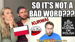 Reaction POLISH LANGUAGE LESSON 🇵🇱  KURWA  Furious Pete Talks [upl. by Nimajaneb600]