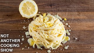 PASTA AL LIMONE pasta with lemon and butter [upl. by Favianus364]